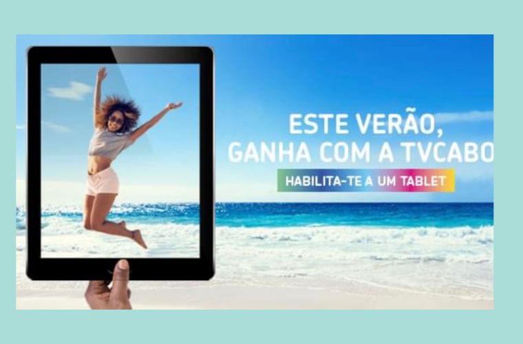 TVCABO oferece 5 tablets - Campanha Verão 2017